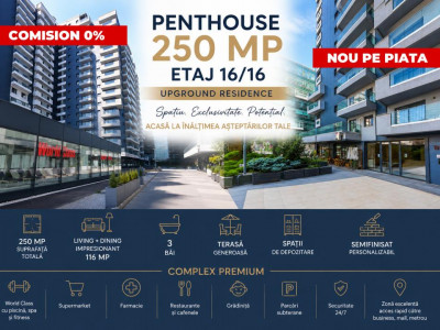 0% Comision! Penthouse 254mp | Living 116mp | UpGround | Semifinisat